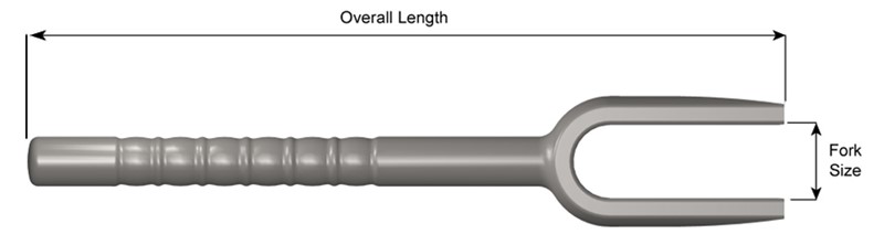 Hand Fork Tool, 3/4" Width, 12" Long 528