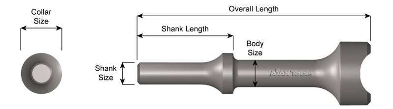 .401 Shank, Tie Rod Tool, 4-1/4" Long 901