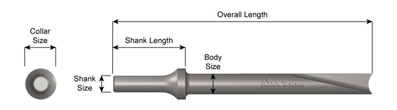 .401 Shank, Bushing Splitter, 6-1/4" Long 906