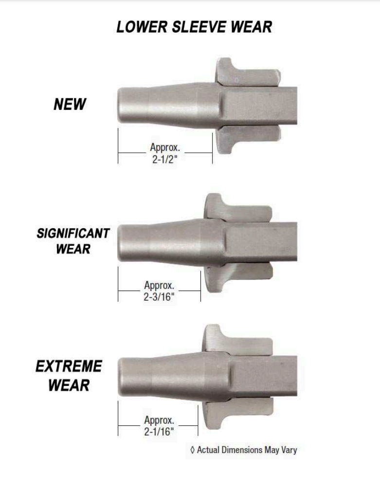 Lower Sleeve Wear Examples
